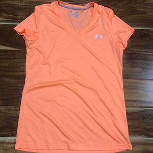 Orange Under Armour tshirt